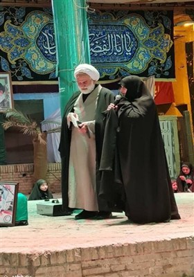 پاسداشت شهید امدادگر در شهر هسته‌ای نطنز