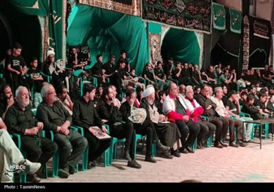 پاسداشت شهید امدادگر در شهر هسته‌ای نطنز