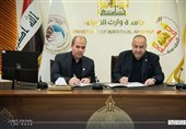 جامعة الإمام الرضا (ع) الدولیة تُوقّع مذکرات تفاهم مع العدید من الجامعات العراقیة
