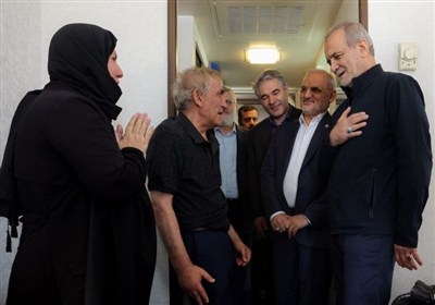 بازدید پزشکیان از وضعیت خانواده‌های جنگ‌زده