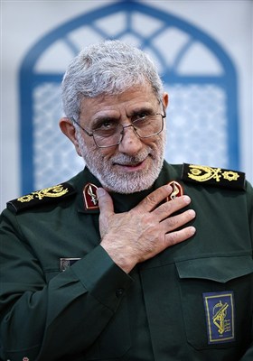 سردار اسماعیل قاآنی فرمانده نیروی قدس سپاه پاسداران انقلاب اسلامی