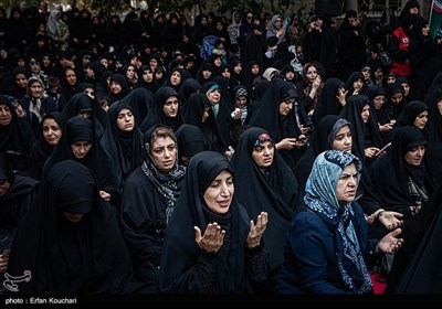 مراسم عزاداری برای 18 شهید حملات رژیم صهیونیستی در محله نارمک