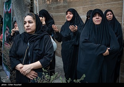 مراسم عزاداری برای 18 شهید حملات رژیم صهیونیستی در محله نارمک