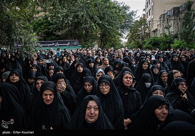 مراسم عزاداری برای 18 شهید حملات رژیم صهیونیستی در محله نارمک