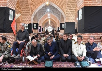 گرامیداشت یاد و خاطره شهدای اقتدار و امنیت در اردبیل