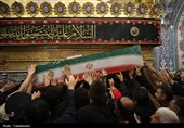 تشییع دو شهید حملات رژیم صهیونیستی در حرم حضرت معصومه(س)