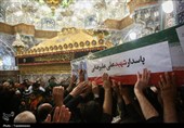 تشییع دو شهید حملات رژیم صهیونیستی در حرم حضرت معصومه(س)