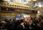تشییع دو شهید حملات رژیم صهیونیستی در حرم حضرت معصومه(س)