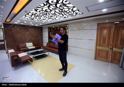 بازدید خبرنگاران همدانی از بیمارستان آتیه - همدان