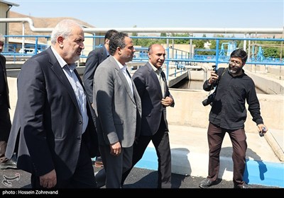 بهره برداری تصفیه خانه فاضلاب لواسان