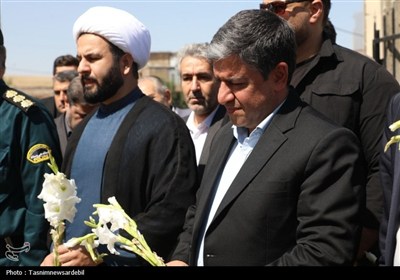 سفر میدانی استاندار اردبیل به بیله‌سوار؛ از ادای احترام به شهدا تا بررسی مشکلات مردم