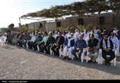 رزمایش عشایری فدائیان ولایت در چاهشند نهبندان