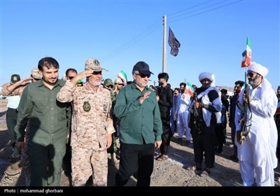 رزمایش عشایری فدائیان ولایت در چاهشند نهبندان