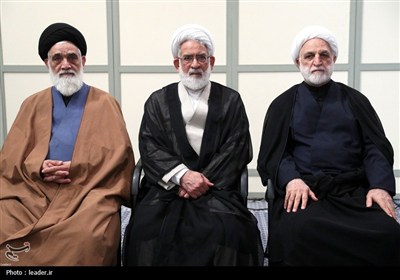 دیدار مسئولان قوه قضائیه با رهبر معظم انقلاب