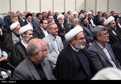 دیدار مسئولان قوه قضائیه با رهبر معظم انقلاب