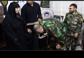 دیدار فرمانده نیروی زمینی ارتش با خانواده شهدای لرستان