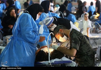 اردوی جهادی دندانپزشکی و چشم پزشکی در همدان