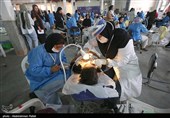 اردوی جهادی دندانپزشکی و چشم پزشکی در همدان