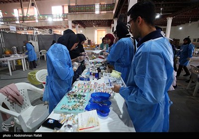 اردوی جهادی دندانپزشکی و چشم پزشکی در همدان