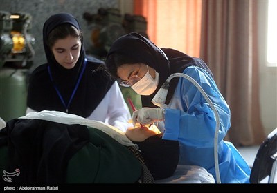 اردوی جهادی دندانپزشکی و چشم پزشکی در همدان