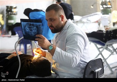 اردوی جهادی دندانپزشکی و چشم پزشکی در همدان