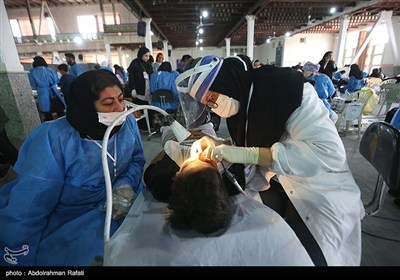 اردوی جهادی دندانپزشکی و چشم پزشکی در همدان