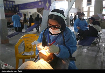 اردوی جهادی دندانپزشکی و چشم پزشکی در همدان