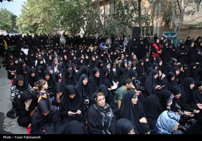 مداحی مهدی رسولی در محل حمله رژیم صهیونیستی به نارمک تهران