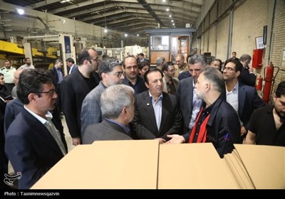 صنعتي،قزوين،استاندار،بازديد،استان،مديركل،توليدي،صنعت،واحد