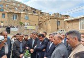 بازدید معاون رئیسجمهور از روستای بزلانه سنندج