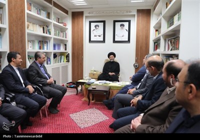 دیدار معاون وزیر میراث فرهنگی با نماینده ولی‌فقیه و استاندار اردبیل