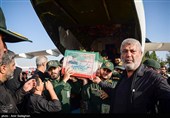 مراسم استقبال از پیکر سردار شهید غلامحسین غیب پرور - شیراز