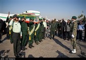 مراسم استقبال از پیکر سردار شهید غلامحسین غیب پرور - شیراز