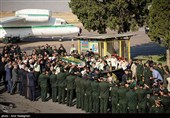 مراسم استقبال از پیکر سردار شهید غلامحسین غیب پرور - شیراز