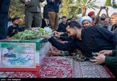 مراسم استقبال از پیکر سردار شهید غلامحسین غیب پرور - شیراز