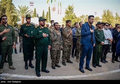 مراسم استقبال از پیکر سردار شهید غلامحسین غیب پرور - شیراز
