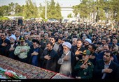 مراسم استقبال از پیکر سردار شهید غلامحسین غیب پرور - شیراز