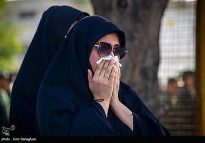 مراسم استقبال از پیکر سردار شهید غلامحسین غیب پرور - شیراز