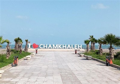 چمخاله،لنگرود،تسنيم،گردشگران،ساحلي،ورودي،گردشگري،خودروهاي،شه ...