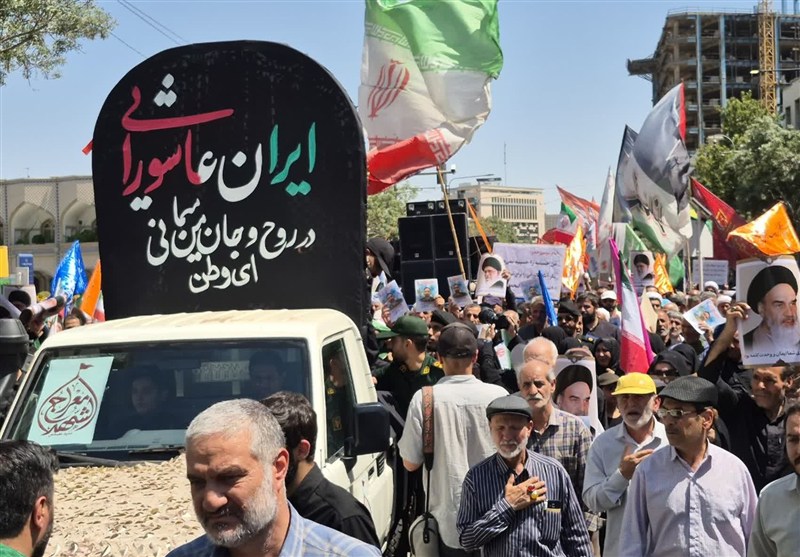 راهپیمایی جمعه‌های «خشم و نصر» در مشهد+عکس