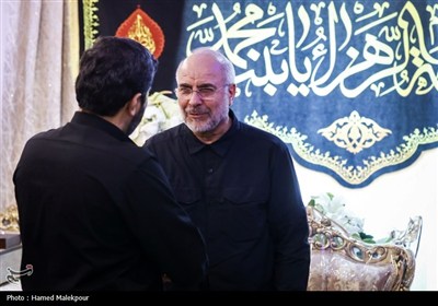 حضور رئیس مجلس در منزل شهیدان طهرانچی، شادمانی و حاجی‌زاده