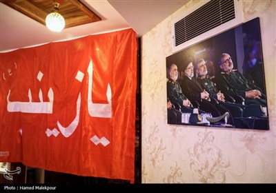 حضور رئیس مجلس در منزل شهیدان طهرانچی، شادمانی و حاجی‌زاده