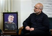 حضور رئیس مجلس در منزل شهیدان طهرانچی، شادمانی و حاجیزاده