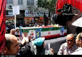 تشییع پیکر شهید اقتدار سید حسن حسین نژاد