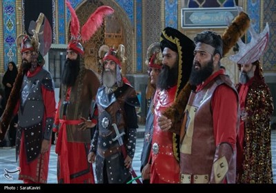 آیین نمادین کاروان اسرای کربلا به شام در آران و بیدگل