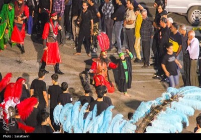 آیین نمادین کاروان اسرای کربلا به شام در آران و بیدگل