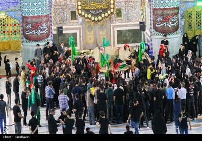 آیین نمادین کاروان اسرای کربلا به شام در آران و بیدگل