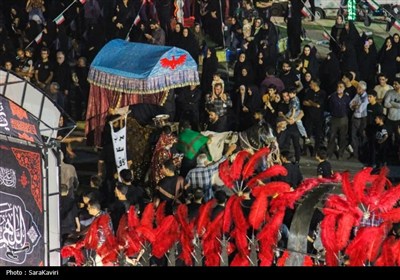 آیین نمادین کاروان اسرای کربلا به شام در آران و بیدگل