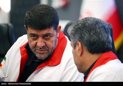 نشست خبری رئیس جمعیت هلال‌احمر
