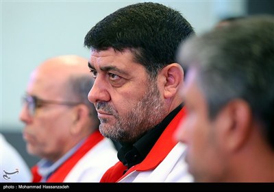 نشست خبری رئیس جمعیت هلال‌احمر